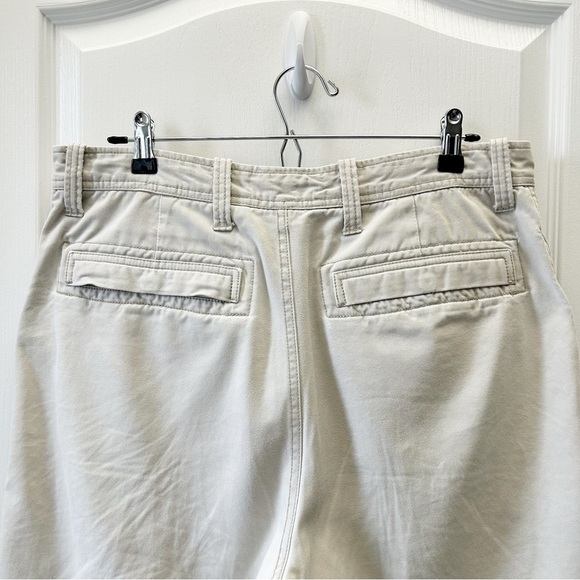 Old Navy Men's Flat Front Chino Shorts Loose Fit Beige Size 33 - Picture 7 of 14